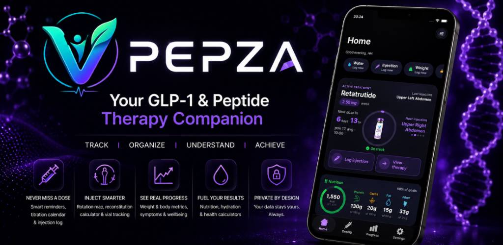 Pepza — therapy tracker app overview