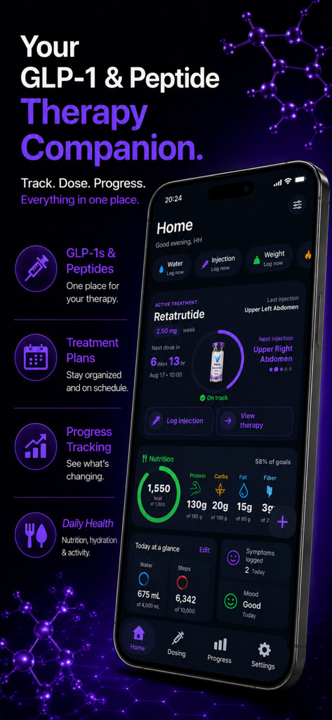 Pepza — GLP-1 & peptide therapy tracker on Android